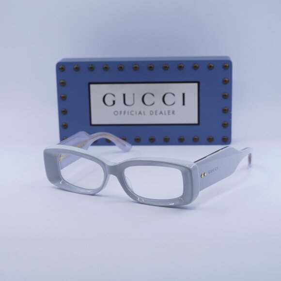 Final Price! Gucci GG1528S 005 Grey/Clear Sunglasses - Picture 4 of 12